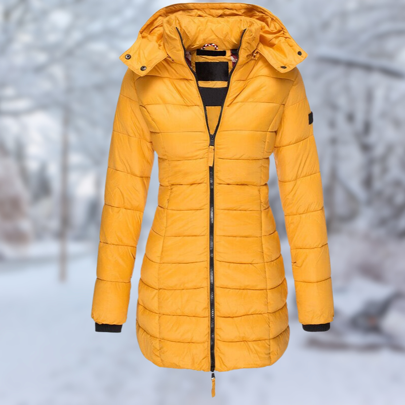 Stylish Women's Mid-Length Winter Jacket