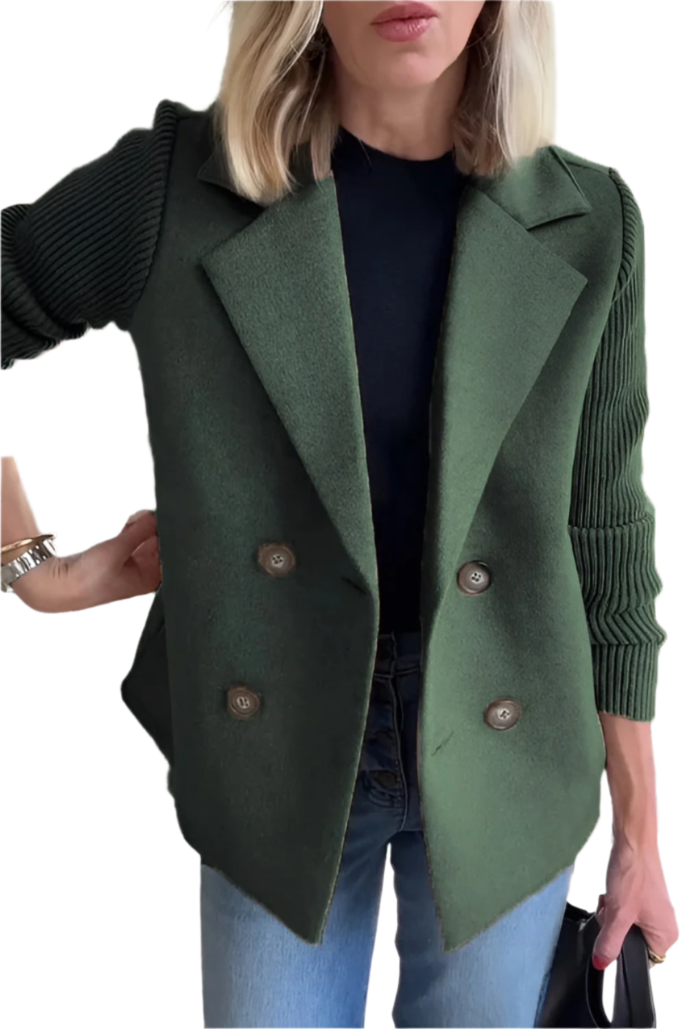 Women's Blazer Vegan Wool Elegant