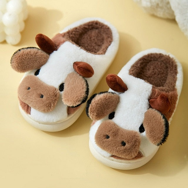 Soft Plush Animal Slippers