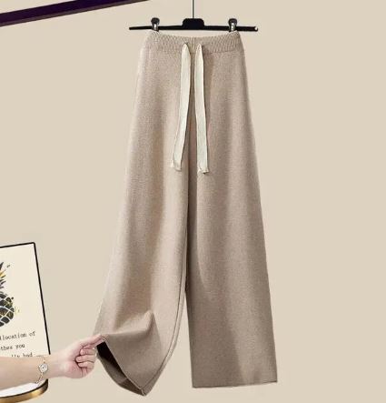 Comfortable Knit Set Loose Fit Two-Piece Women