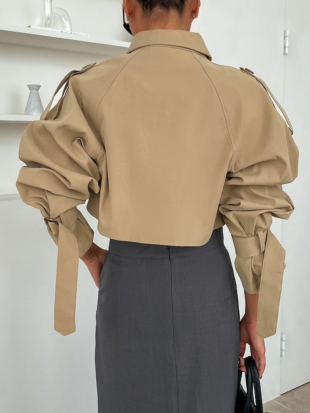 Stylischer Damen Trenchcoat Elegant &amp; Bequem - IdealeKleiden