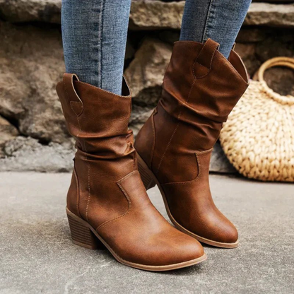 Autumn Dress Chic Western Style