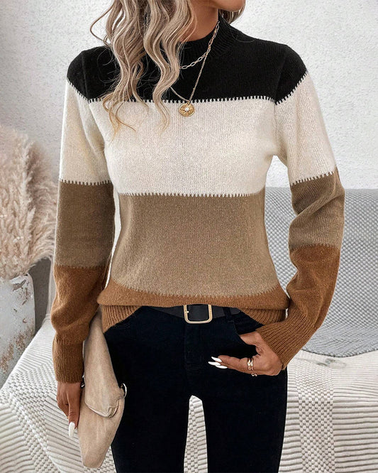Damen Pullover Warm und Bequem - IdealeKleiden