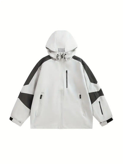 Stylish Men's Windbreaker Modern Sporty