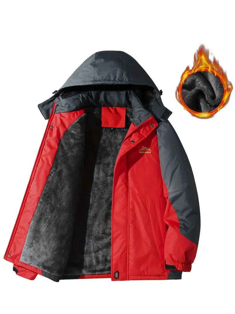 Warme Winterjacke Herren Wasserdicht Isoliert - IdealeKleiden