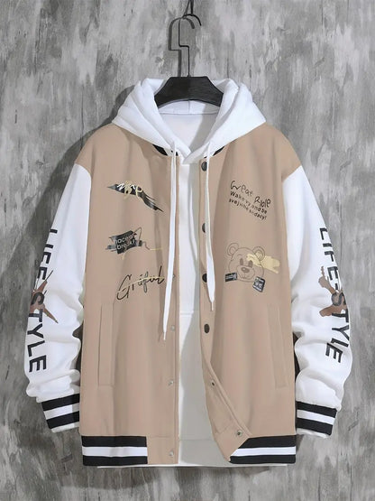 Men's Casual Sports Baseball Jacket