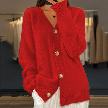 Women's Cardigan V-Neck Modern