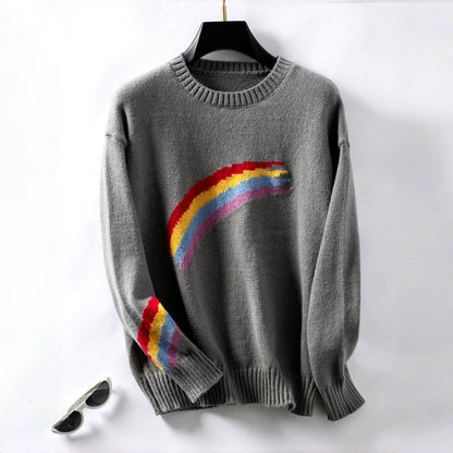 Colorful Knit Sweaters Rainbow Colors