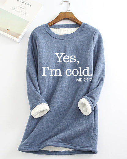 Trendy Sweatshirt English Text Print