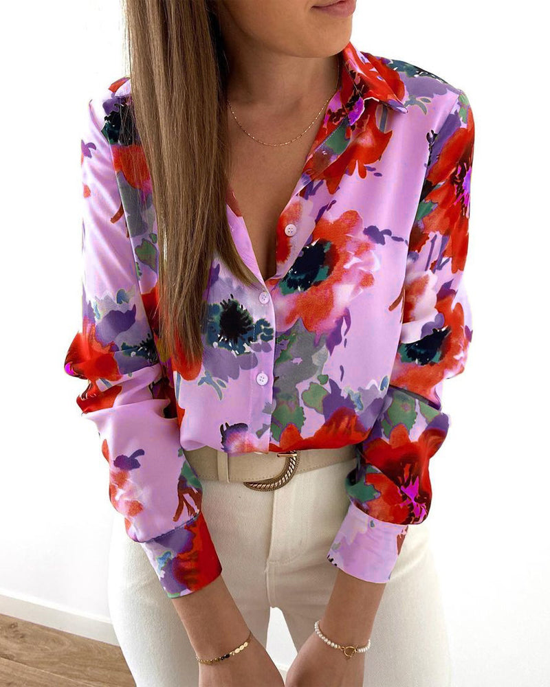 Stylish blouse with a cool print