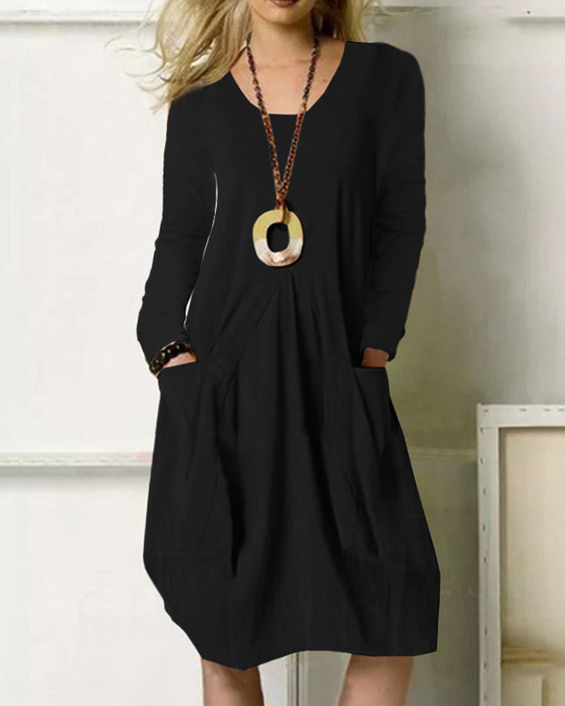 Practical Dress With Pockets for Women