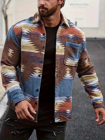 Men's Modern Style Overshirt