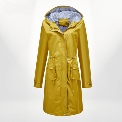 Waterproof Women's Long Trench Coat