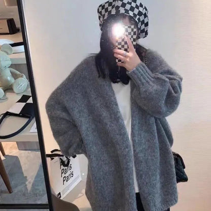 Cozy Oversized Cardigan with Buttons