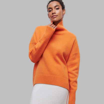 Damen Oversized Pullover Herbst Modell - IdealeKleiden