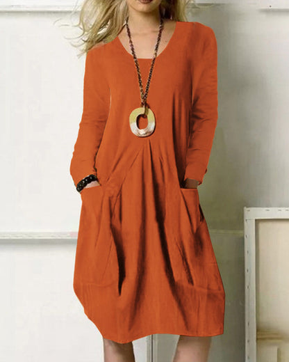 Practical Dress With Pockets for Women