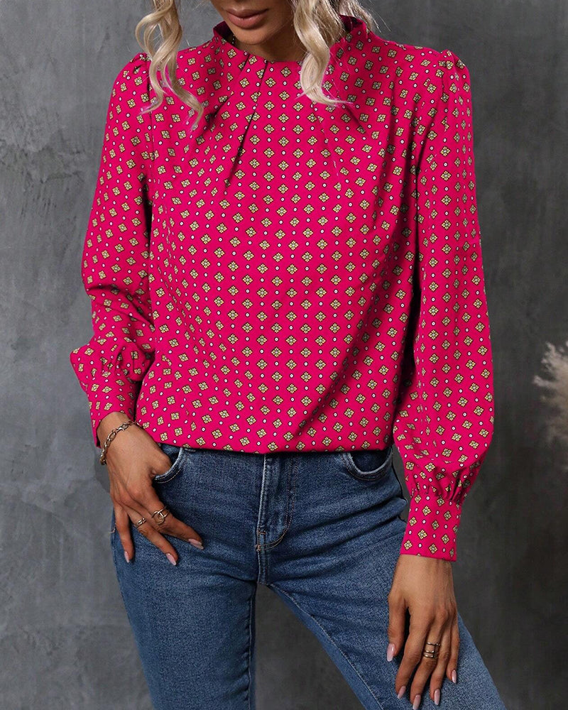 Retro Dress Women's Vintage Style Print