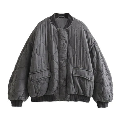 Warm Women's Winter Jacket Quilted Vest