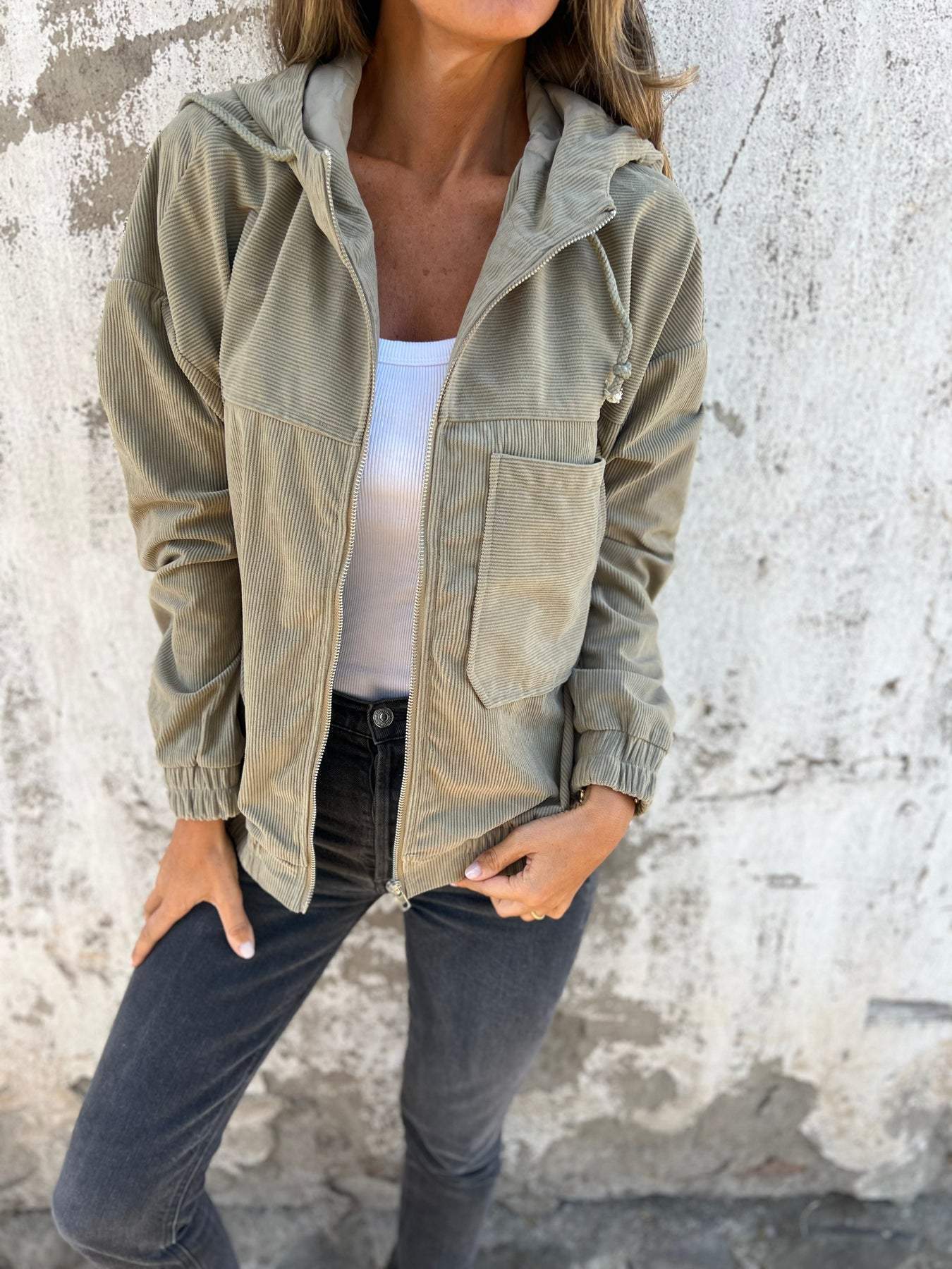 Light Women's Jacket Modern Casual