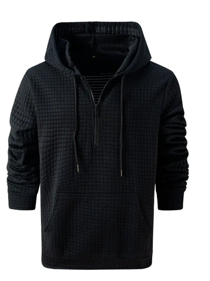 Men's Lightweight Waffle Hoodie Sporty