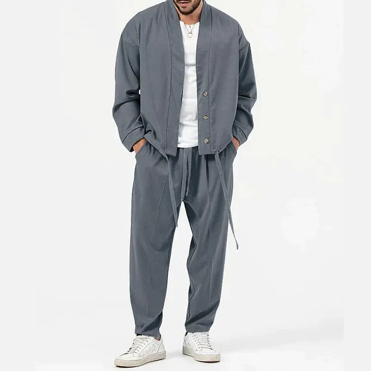 Herren Anzug Set Blazer Hose Elegant