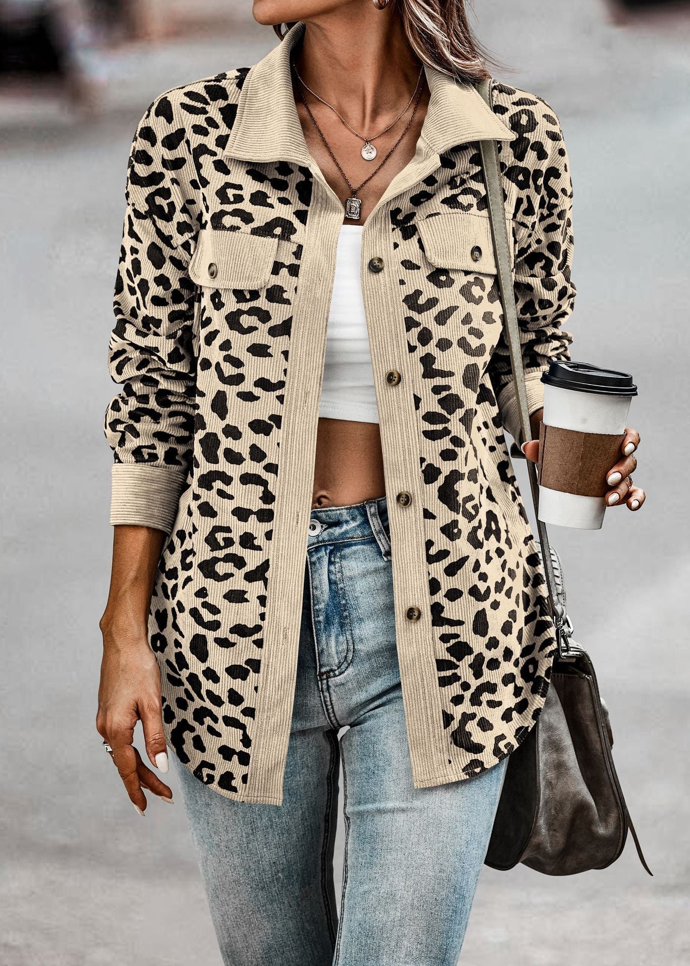 Trendy Leopard Jacket Chic Jungle Look
