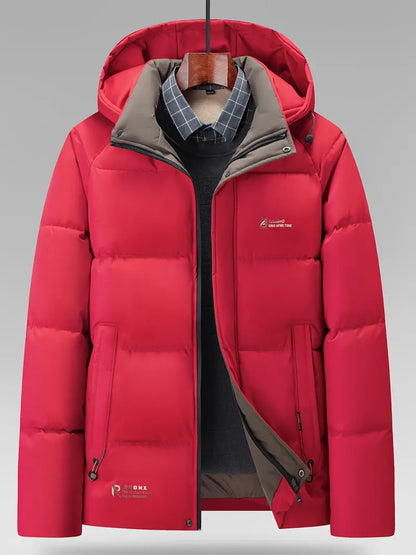 Elegant Men's Winter Coat Business Style