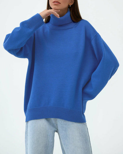 Loose Women's Sweaters Cotton Elegant Design