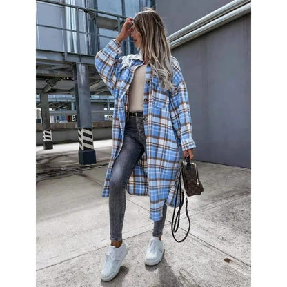 Modern Plaid Flannel Shirt