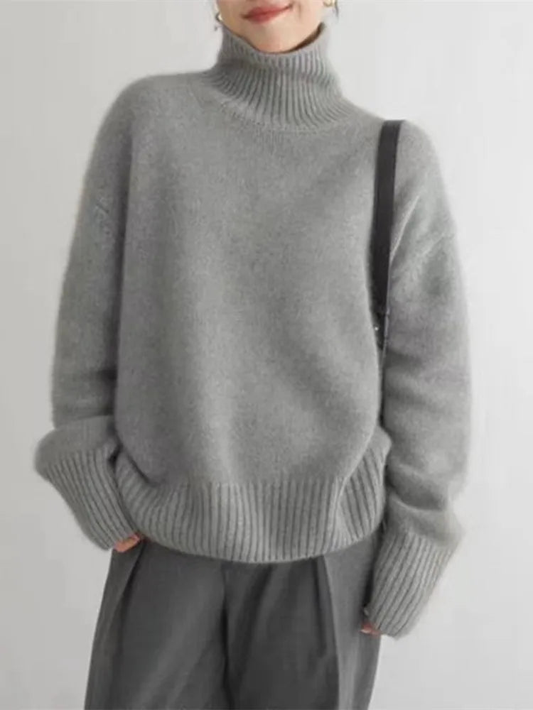 Soft Turtleneck Sweater Autumnal