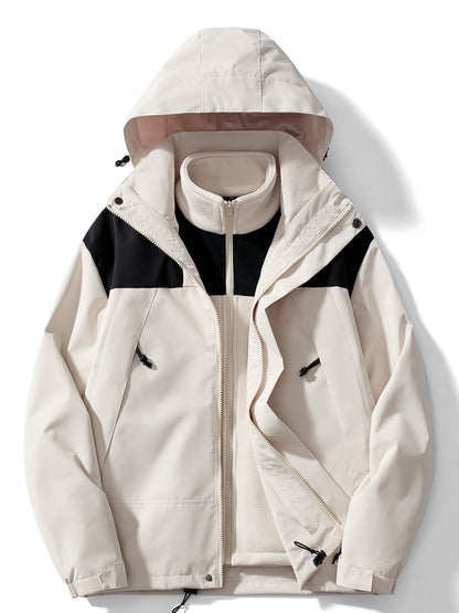 Practical Winter Jacket 3-in-1 Women Autumn