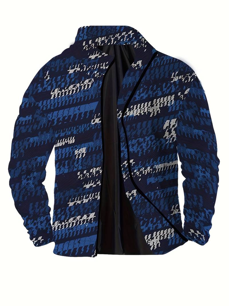 Men's Vintage Style Leather Jacket Zipper