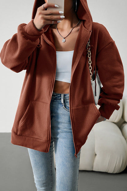 Comfortable Hoodie Cardigan