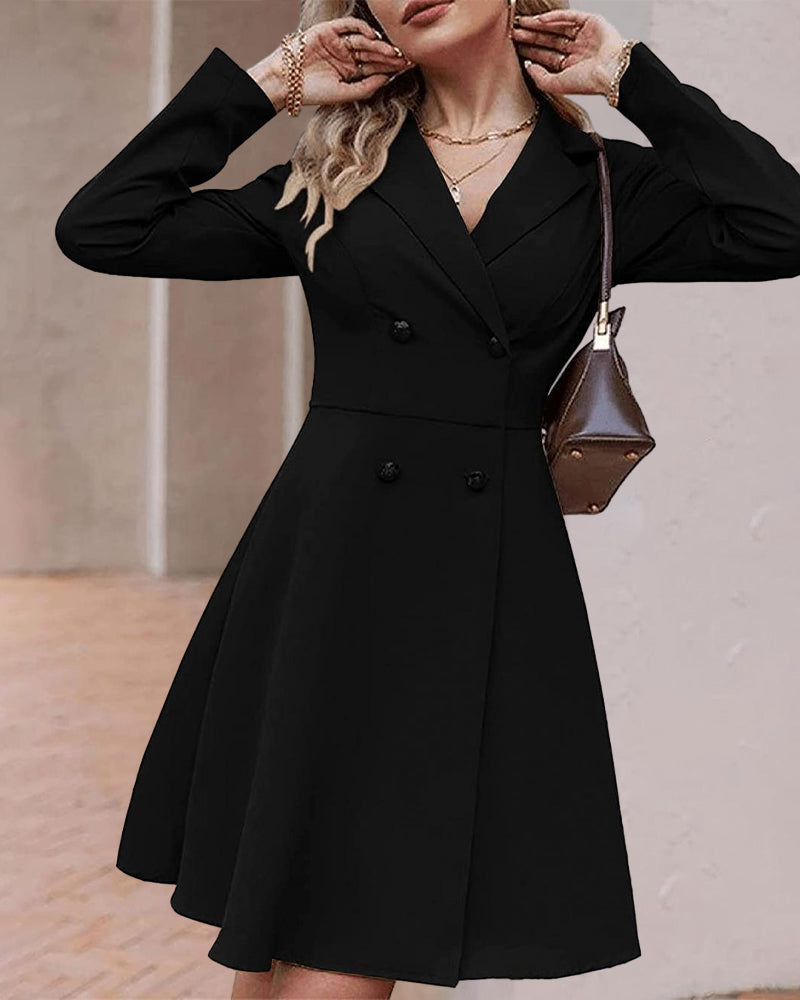 Elegant Summer Dress With Buttons