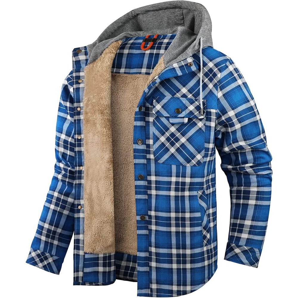 Elegant women's jacket in wood look, comfortable & durable