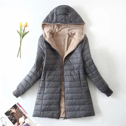 Women's Modern Sporty Hooded Coat