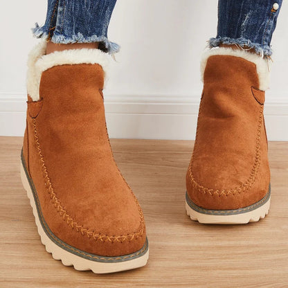 Winter Boots Fur Lined Warm Cotton