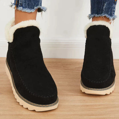 Winter Boots Fur Lined Warm Cotton