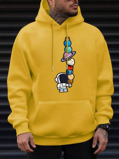 Men's Modern Galactic Astronaut Hoodie