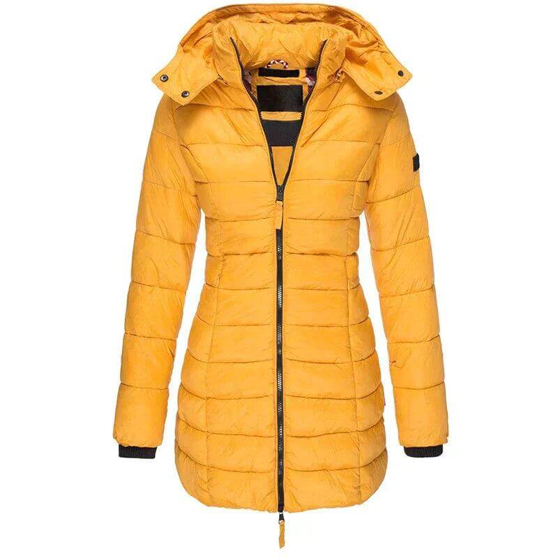 Women's Winter Parka Long Hooded Puffer Jacket