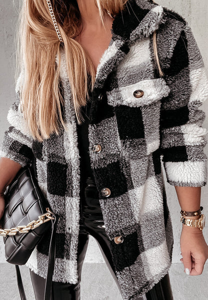 Women's Lumberjack Style Winter Jacket