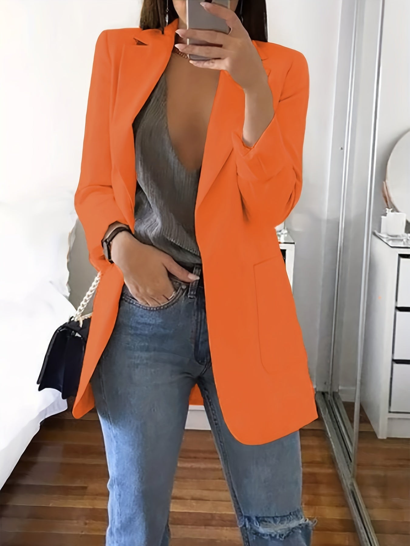 Fashionable Oversized Blazer Casual Chic