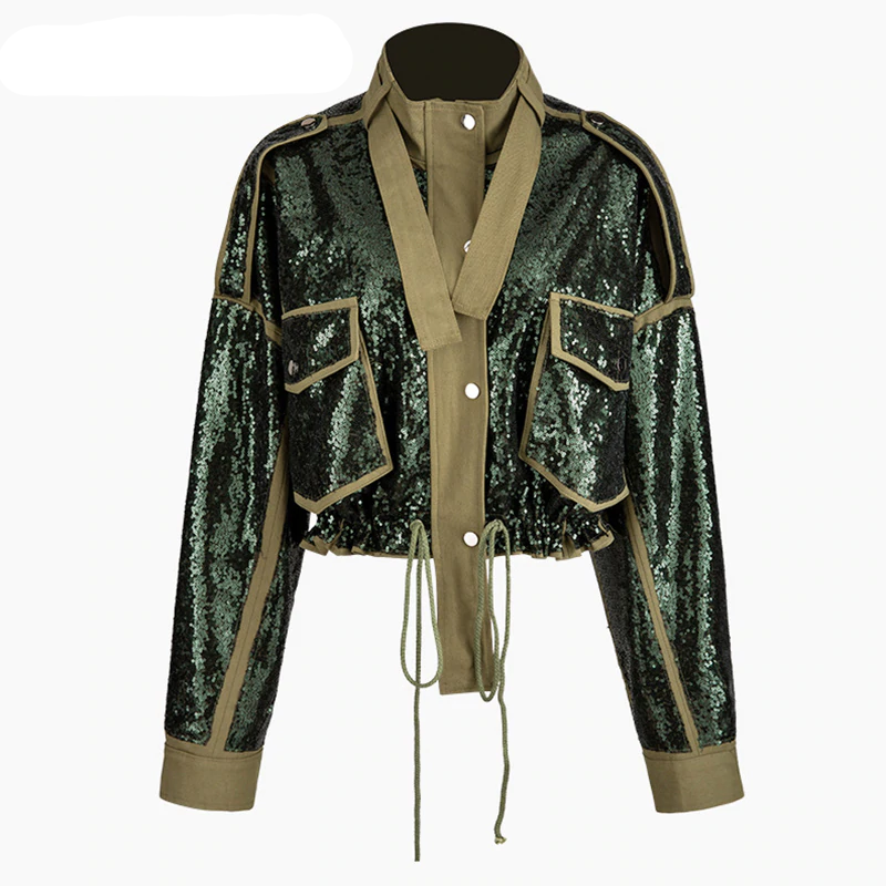 Stylish Cropped Jacket Urban Look