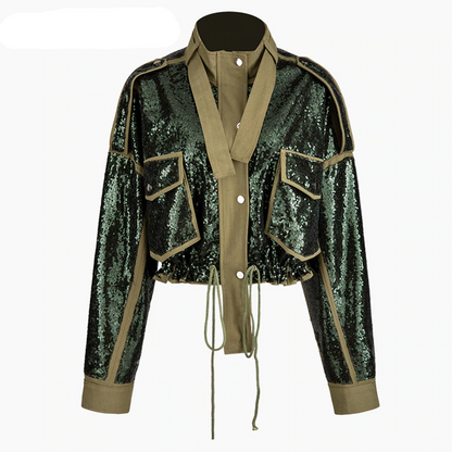 Stylish Cropped Jacket Urban Look