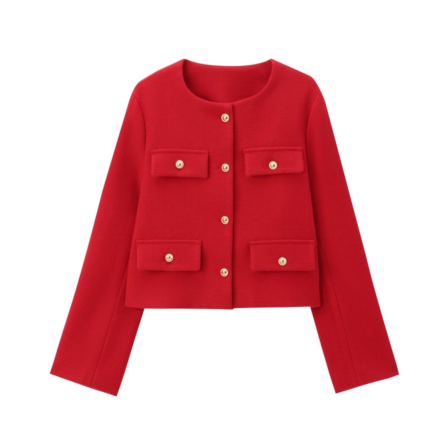 Elegant Blazer Jacket with Lapel Collar Design