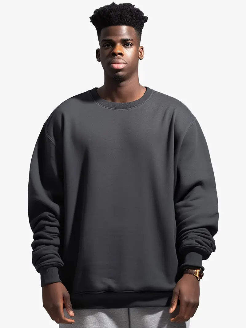 Men's Casual Crew Neck Sweater