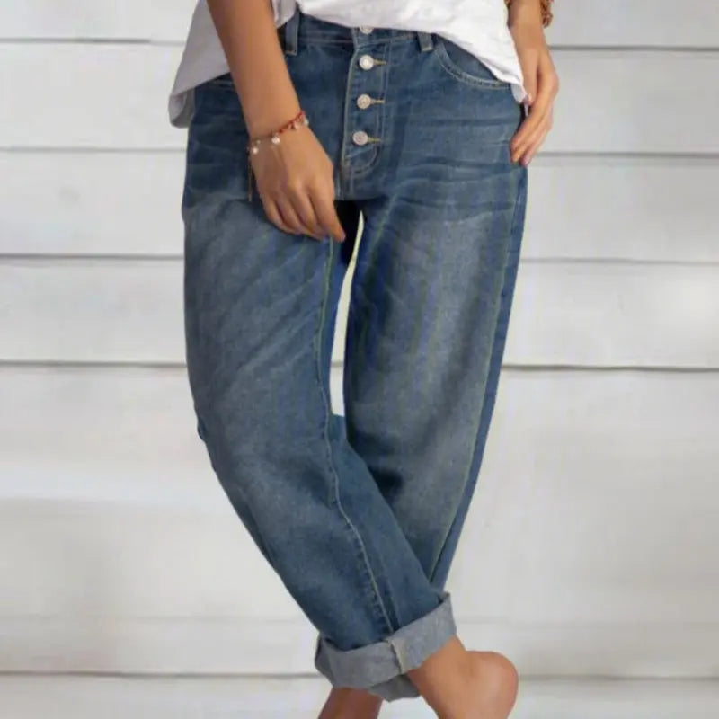 Weite Damenjeans Komfort Fit - IdealeKleiden
