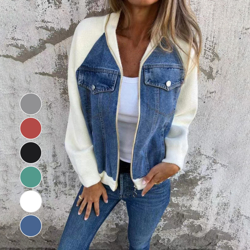 Stylish Women's Denim Jacket Casual