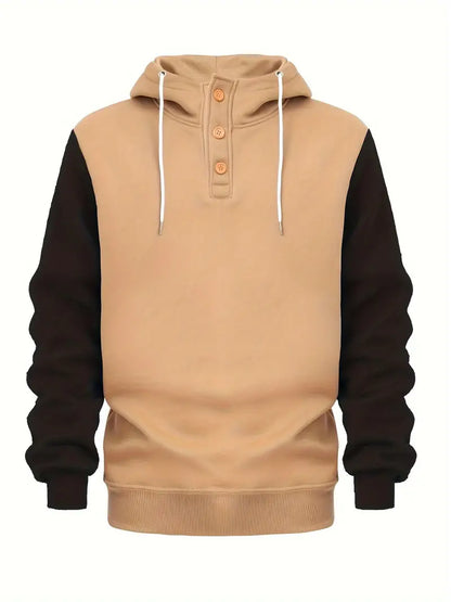 Men's Hoodie Long Sleeve Warm Modern