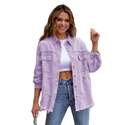Stylish Denim Jacket Elegant & Casual